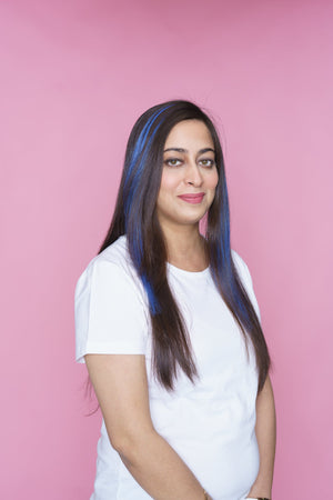 Blue Clip-in Highlights