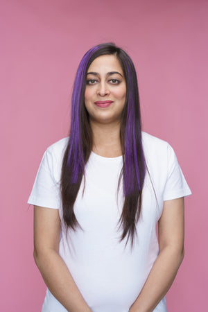 Purple Clip-in Highlights