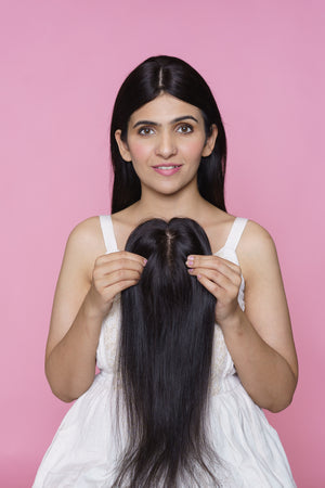 Real Scalp Topper