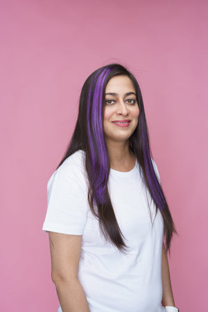 Purple Clip-in Highlights